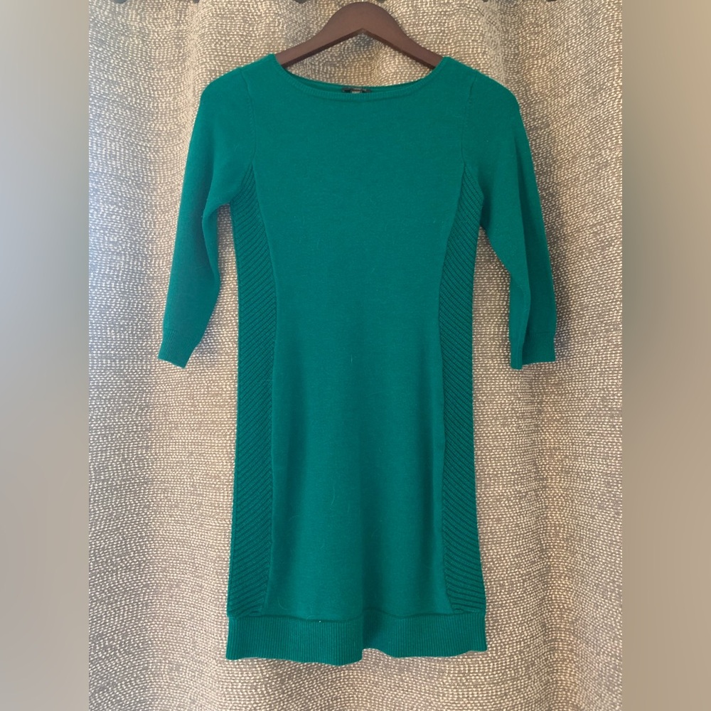 Ann Taylor Teal Knit Sheath Dress